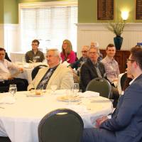 Dean Plotkowski sitting in the crowd